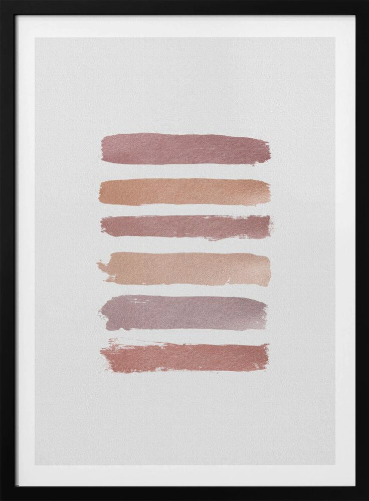 Dusty Rose Stripes | Poster