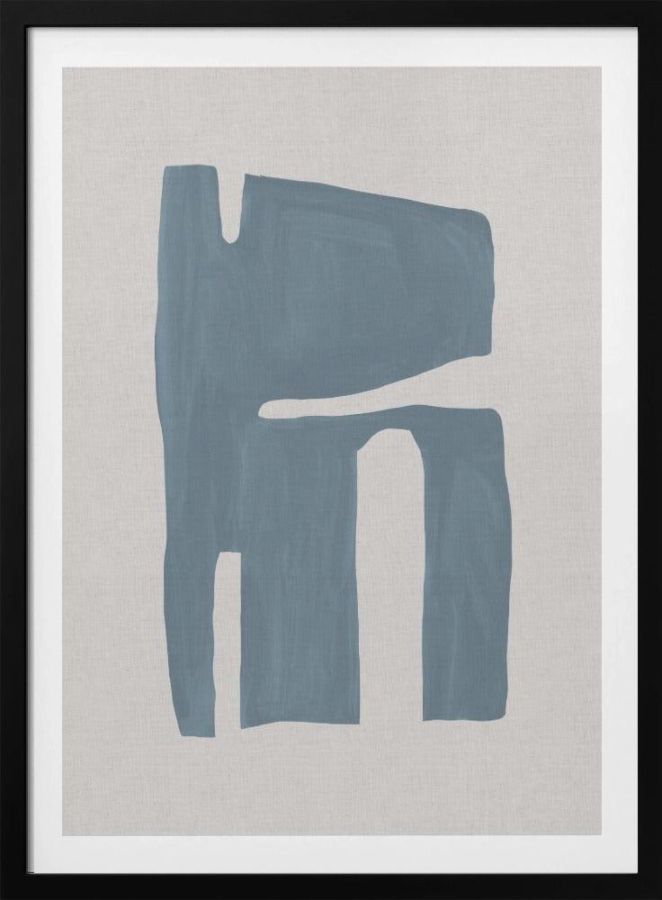 Mid Century Blue II | Poster