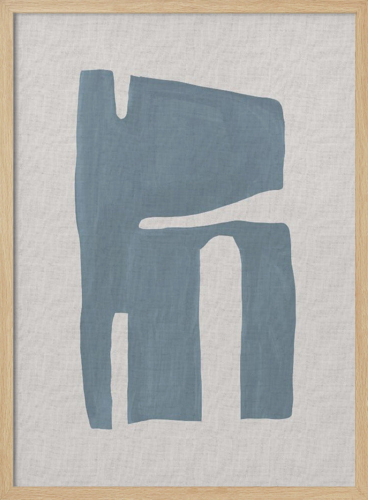 Mid Century Blue II | Poster