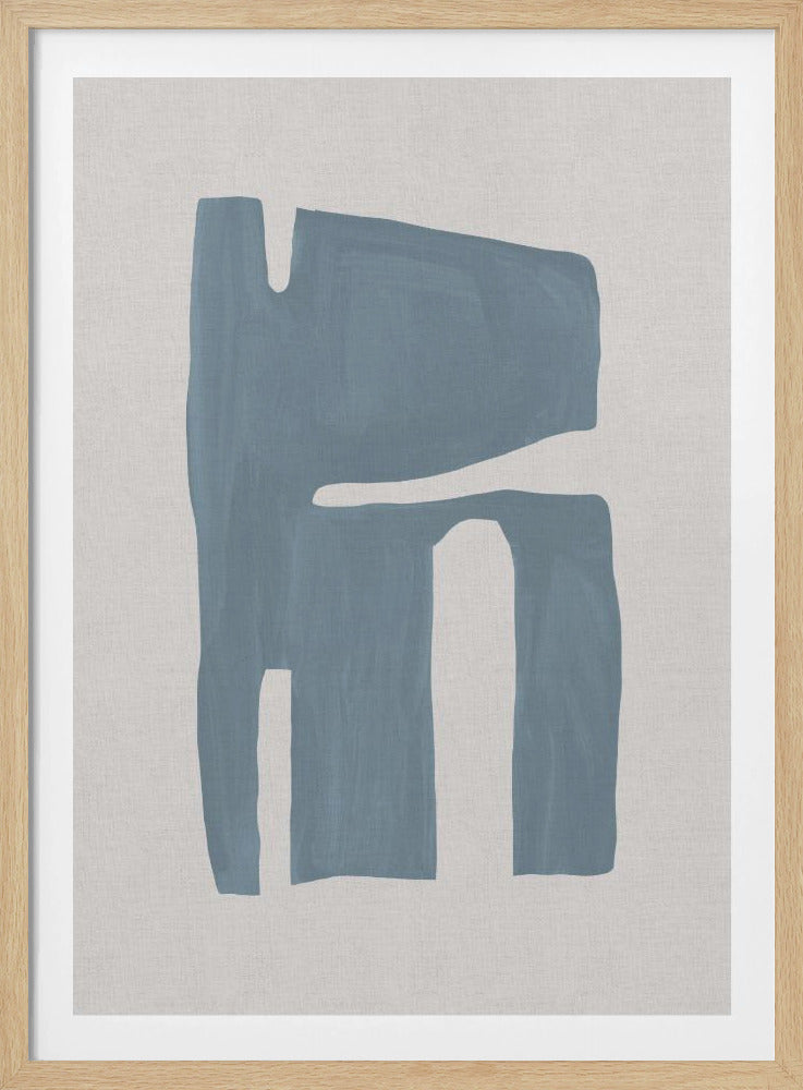 Mid Century Blue II | Poster
