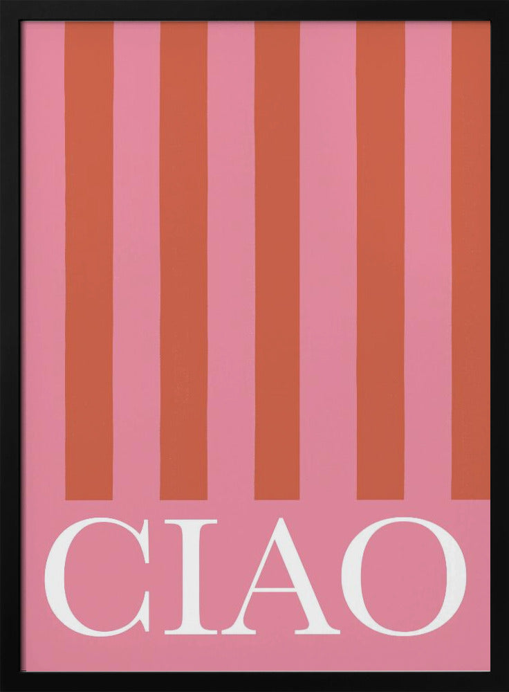 Ciao Stripes | Poster