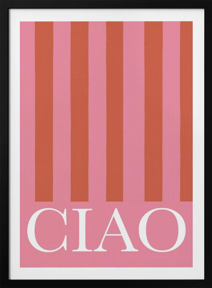 Ciao Stripes | Poster