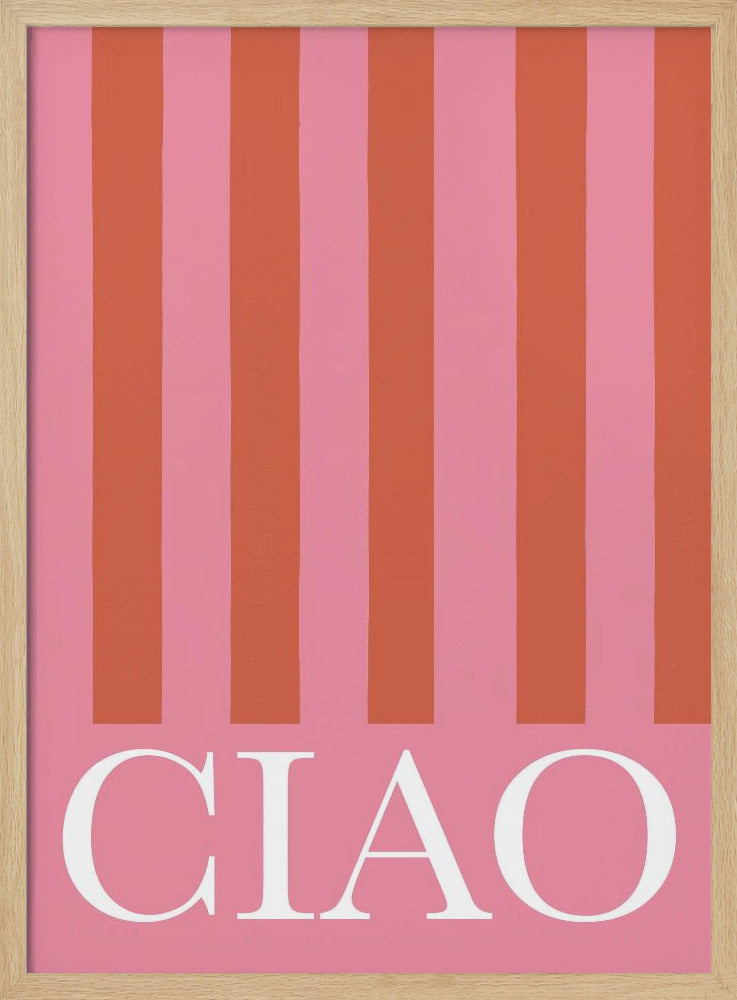 Ciao Stripes | Poster