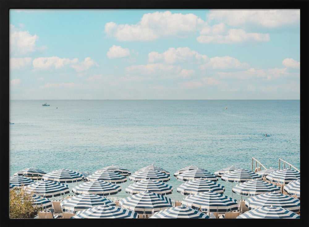 French Riviera Beach Umbrellas II | Poster