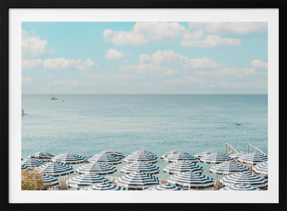 French Riviera Beach Umbrellas II | Poster