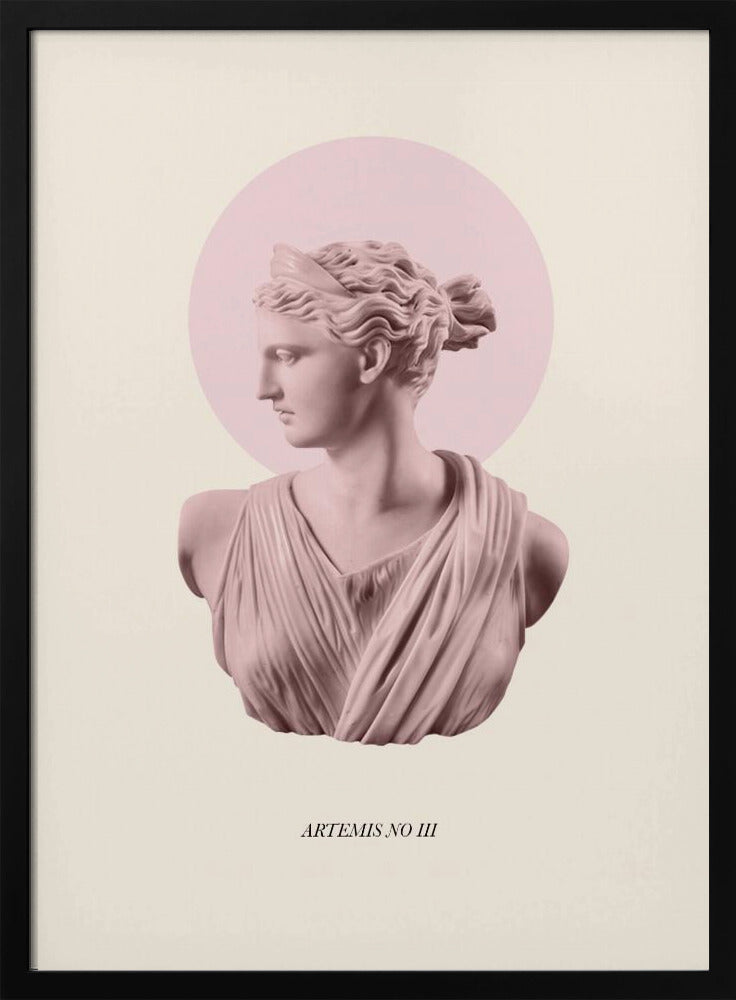 Pink Artemis with Halo | Poster