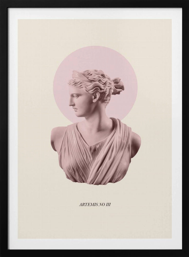 Pink Artemis with Halo | Poster