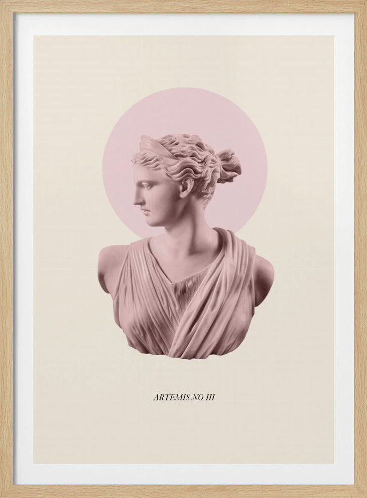 Pink Artemis with Halo | Poster