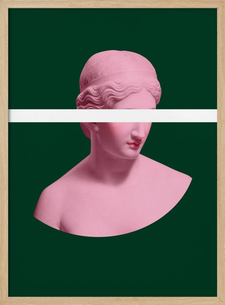 Pink and Green Artemis | Poster