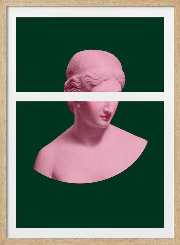 Pink and Green Artemis | Poster