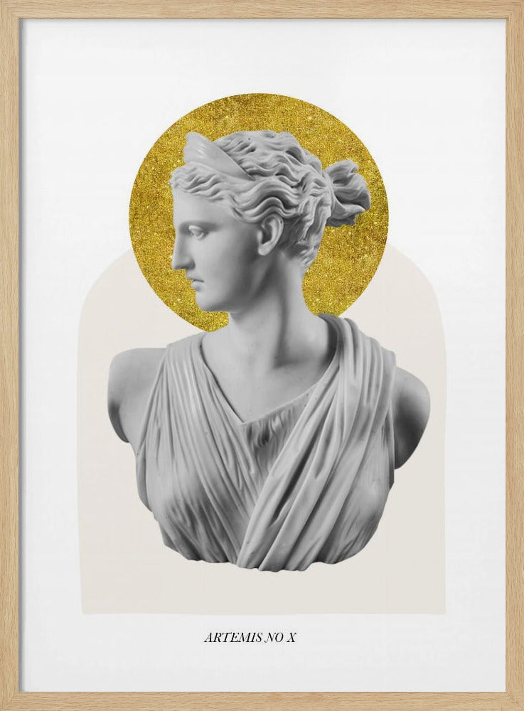Gold Artemis Goddess | Poster