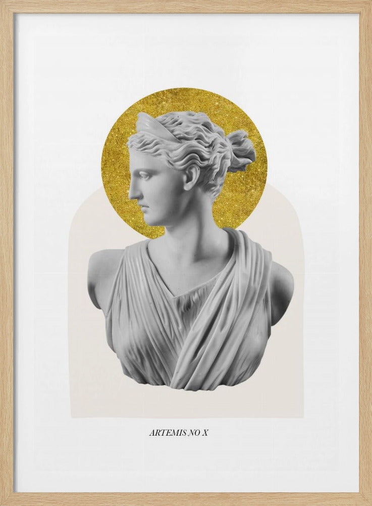 Gold Artemis Goddess | Poster