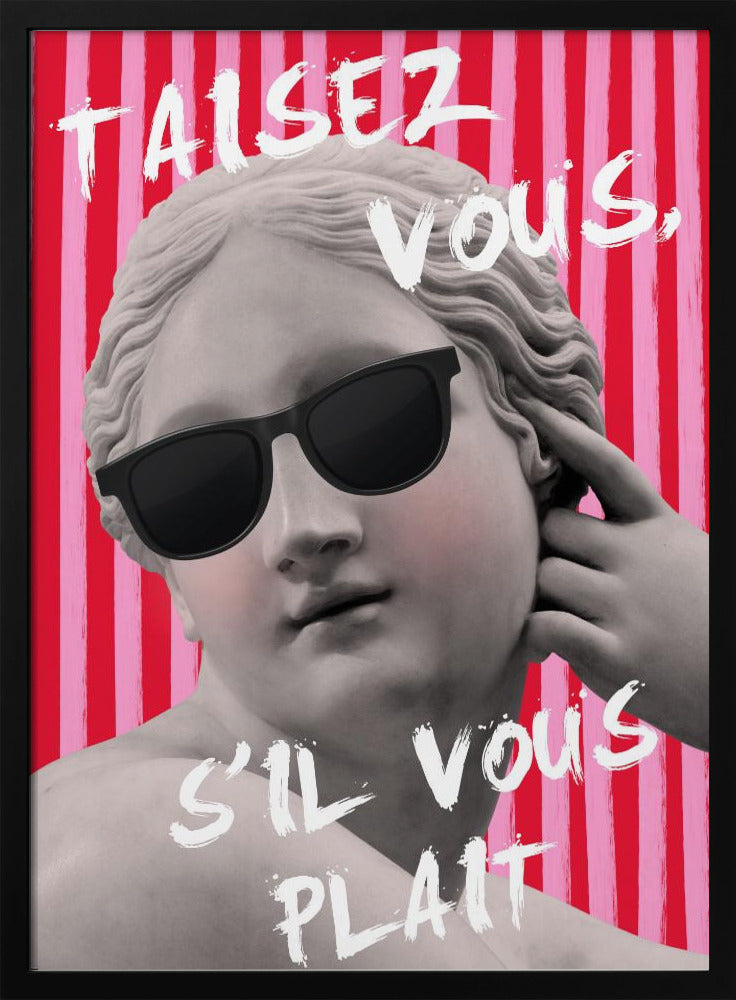 Pink and Red Striped Venus | Poster