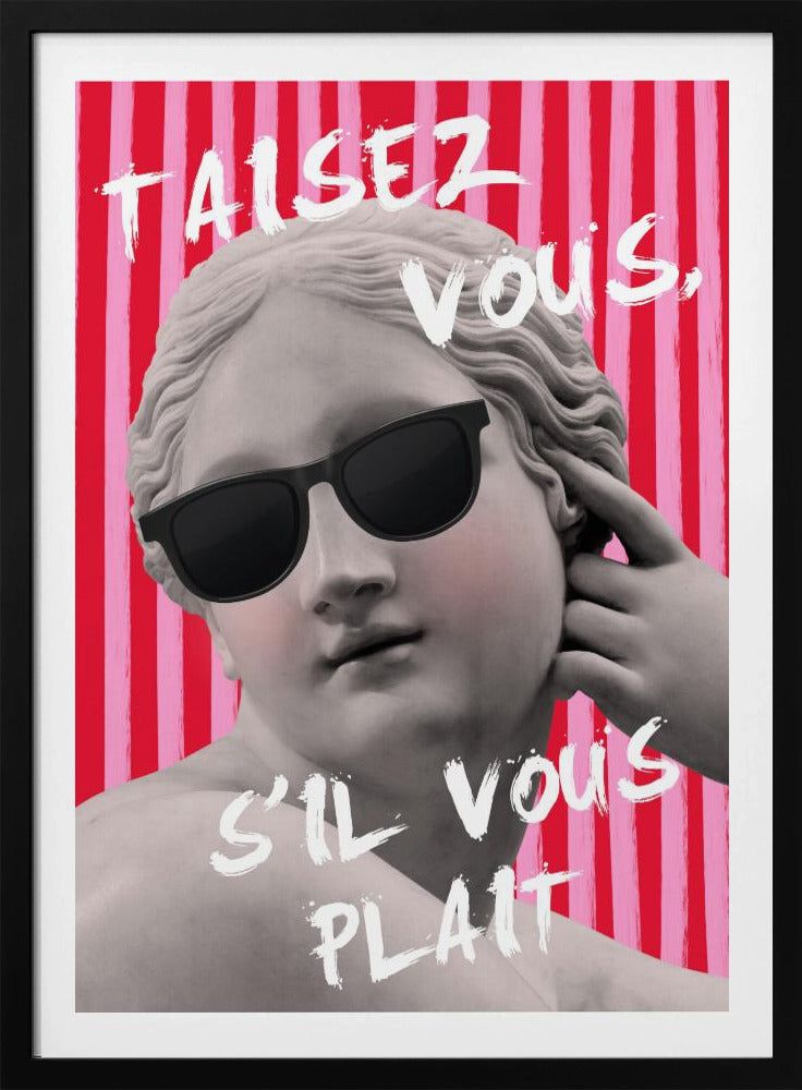 Pink and Red Striped Venus | Poster