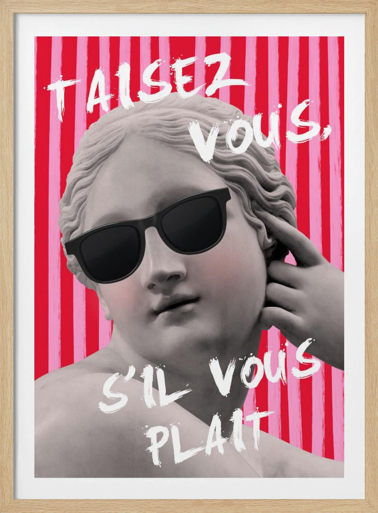 Pink and Red Striped Venus | Poster