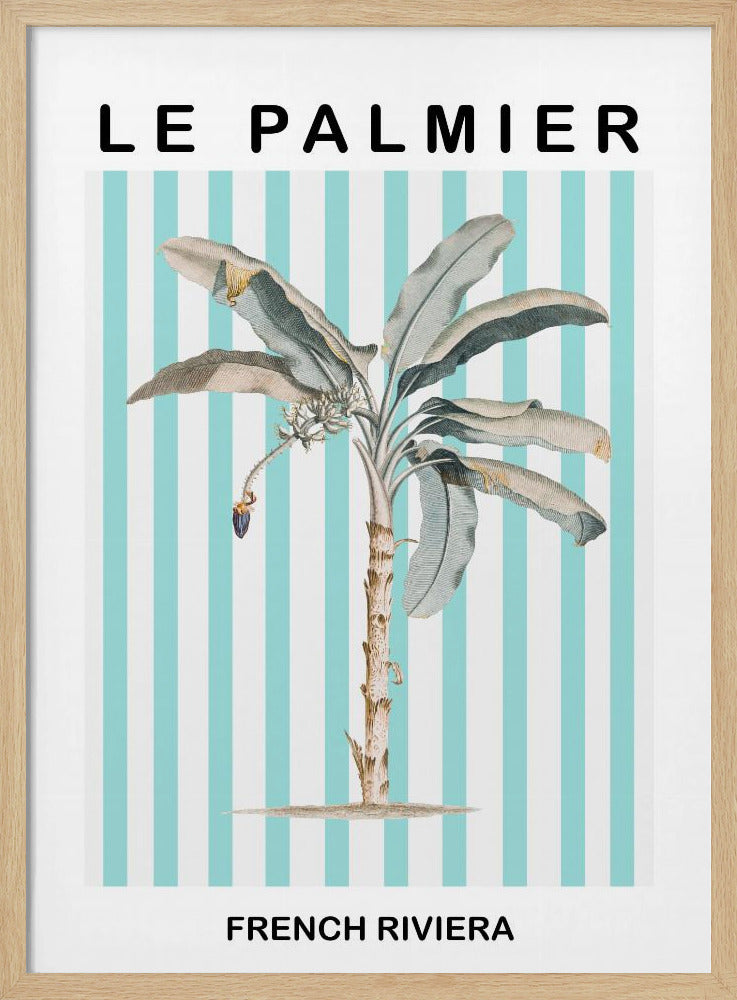Striped Palm Tree | Poster