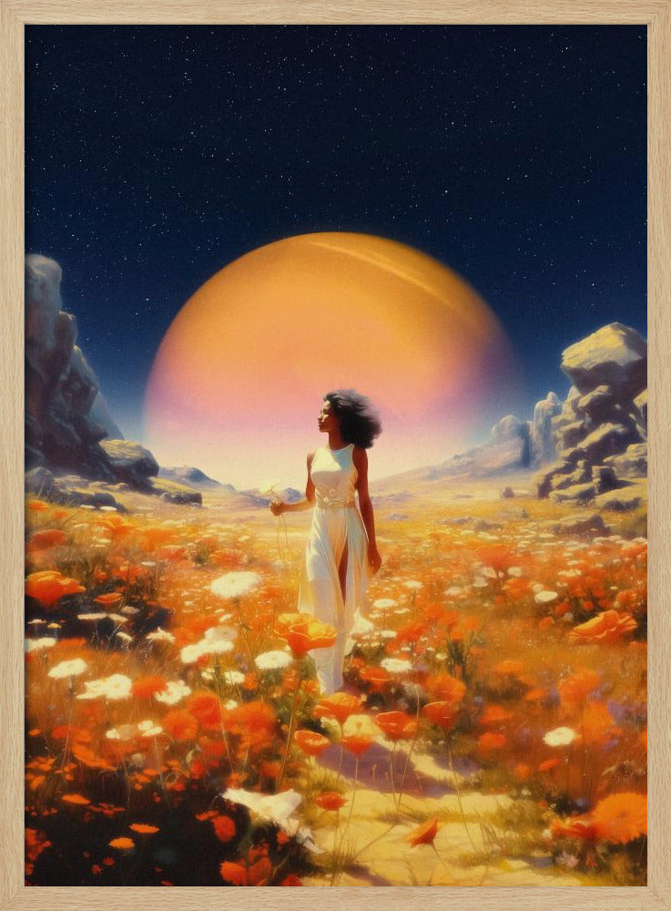 Cosmic Flower Fields | Poster