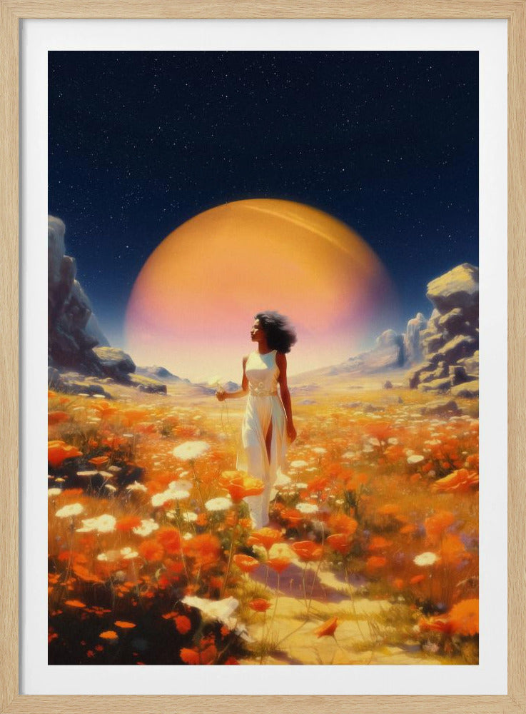 Cosmic Flower Fields | Poster