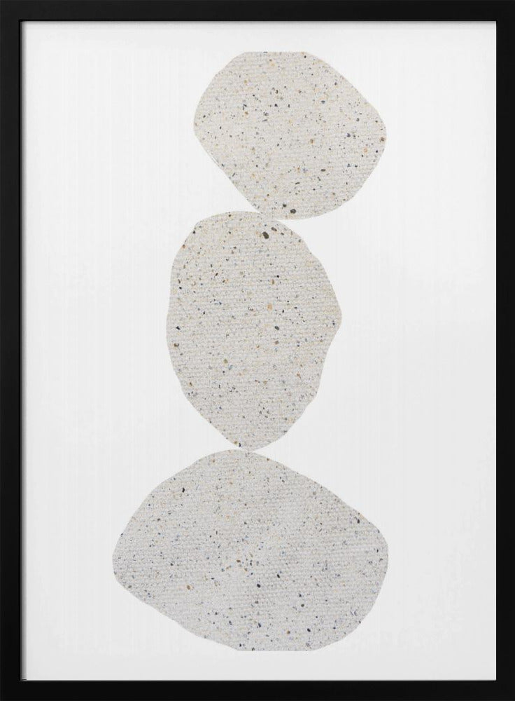 Stacked Stone Shapes | Poster