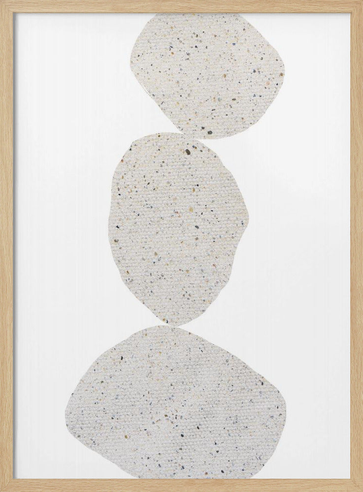 Stacked Stone Shapes | Poster
