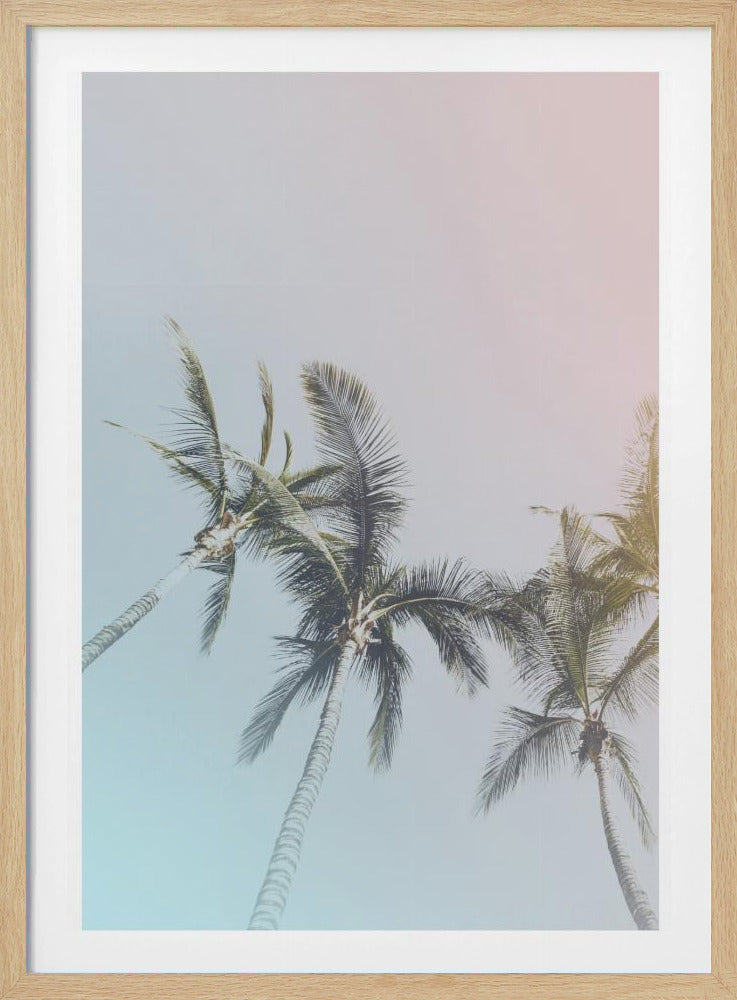 Pastel Palms Bliss | Poster