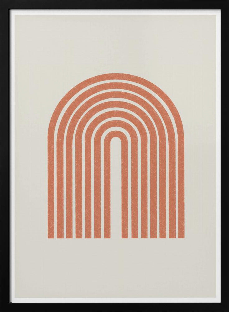 Retro Arch Lines | Poster