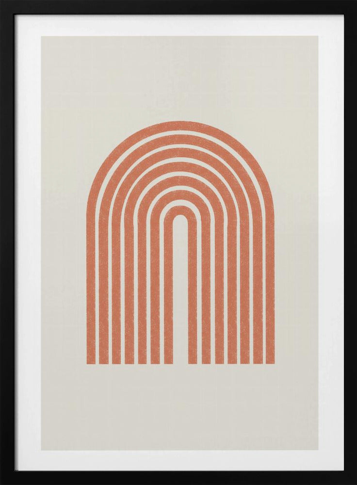 Retro Arch Lines | Poster