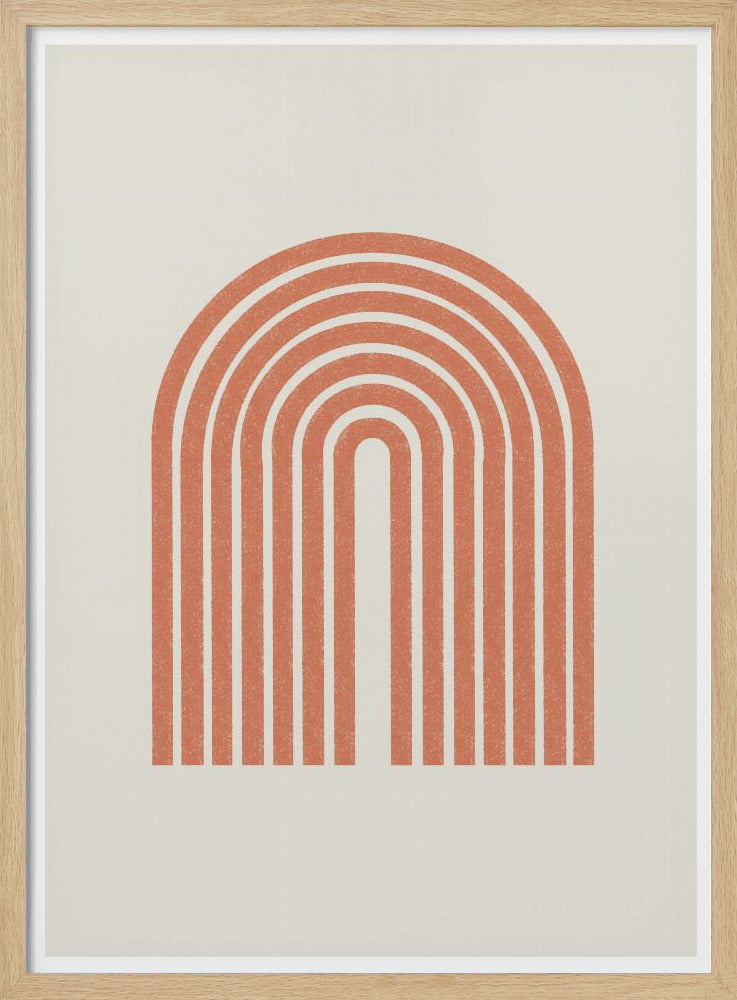 Retro Arch Lines | Poster