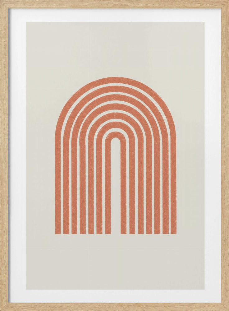 Retro Arch Lines | Poster