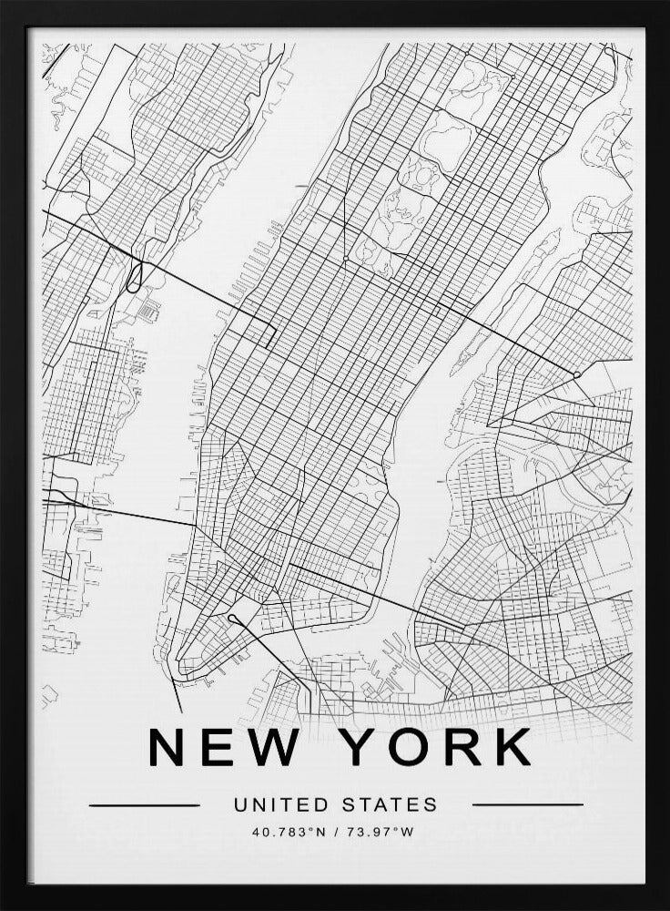 New York  Map | Poster