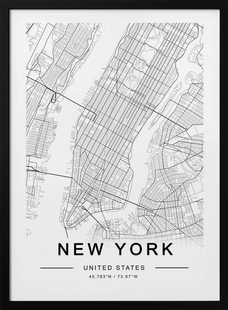New York  Map | Poster