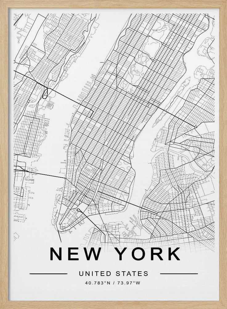 New York  Map | Poster
