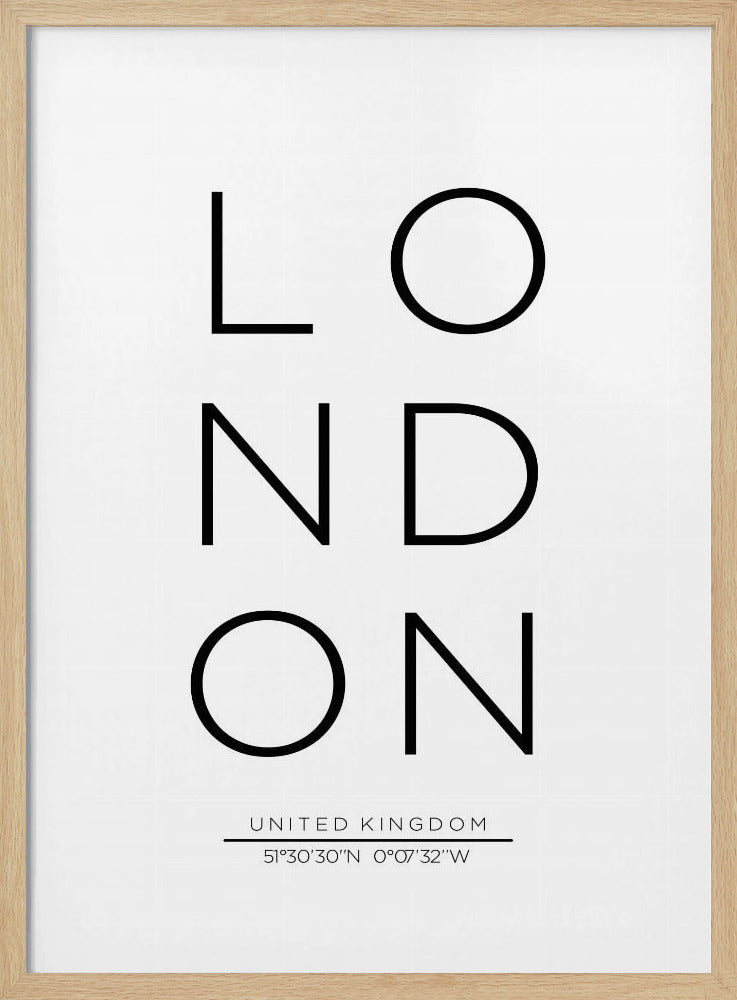 Vertical London Echo | Poster