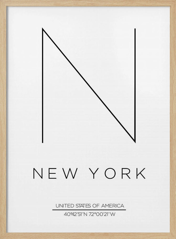 Minimalist NYC Design | Poster