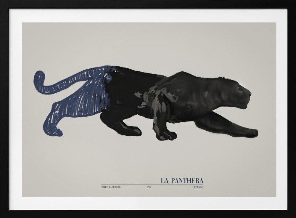 La Panthera (blue) | Poster