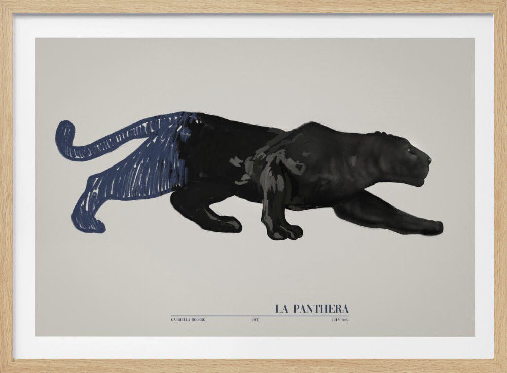 La Panthera (blue) | Poster
