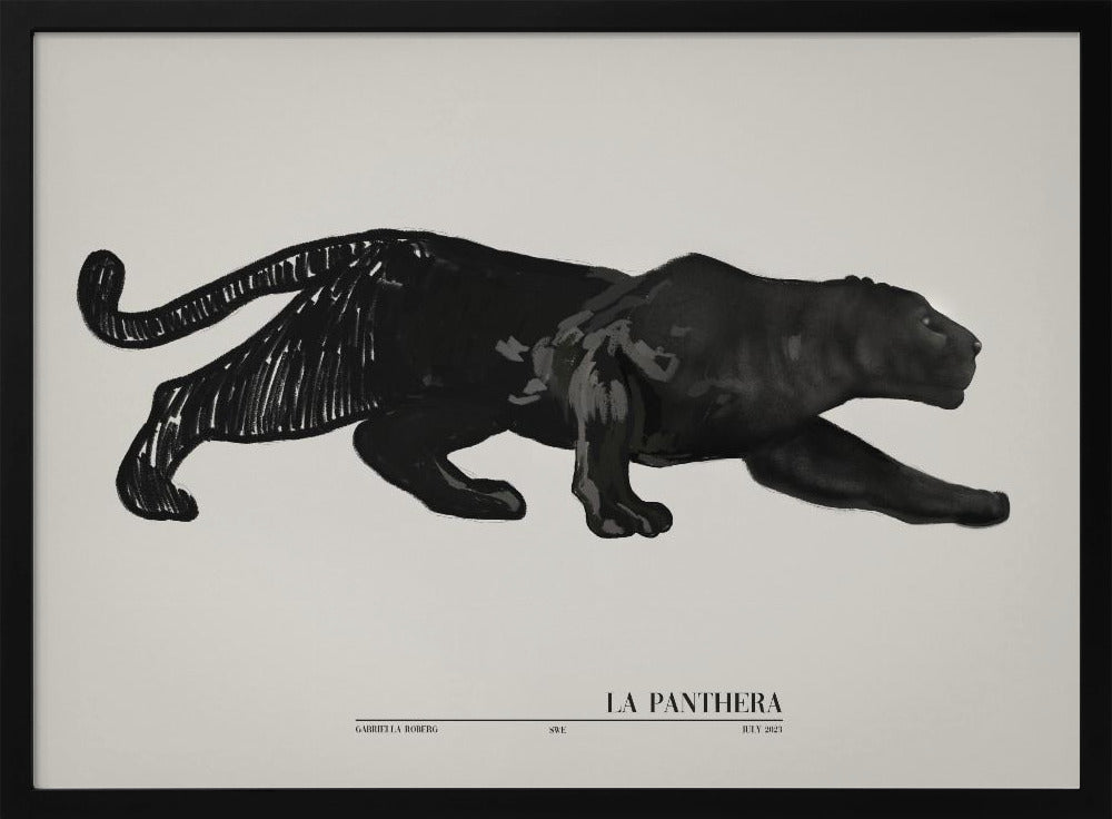 La Panthera (black) | Poster
