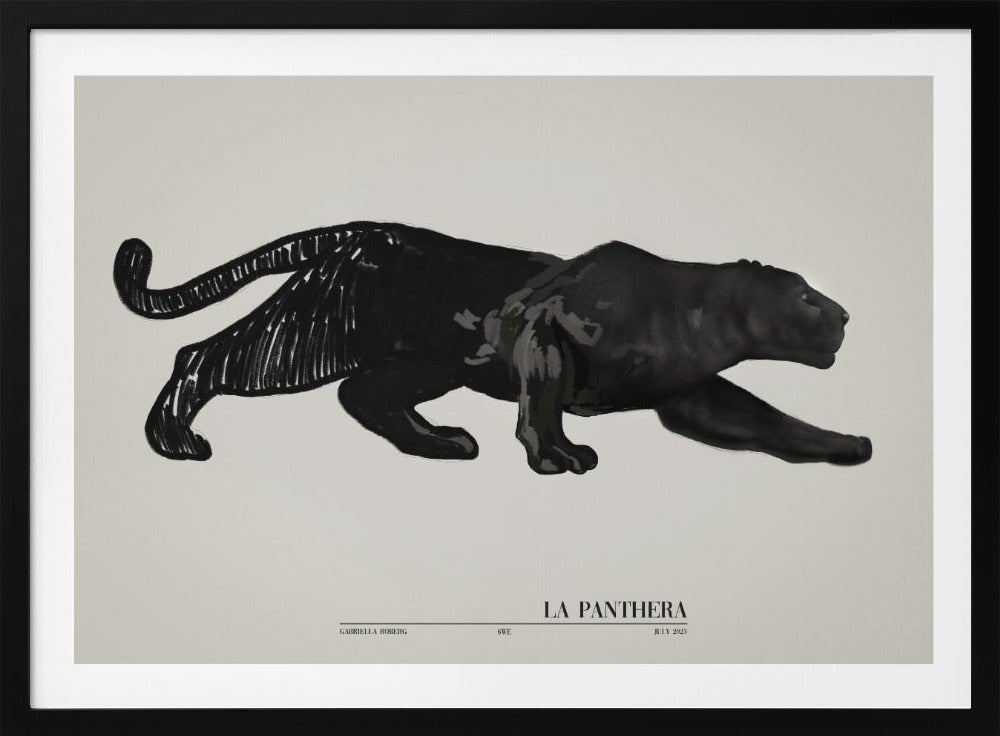 La Panthera (black) | Poster