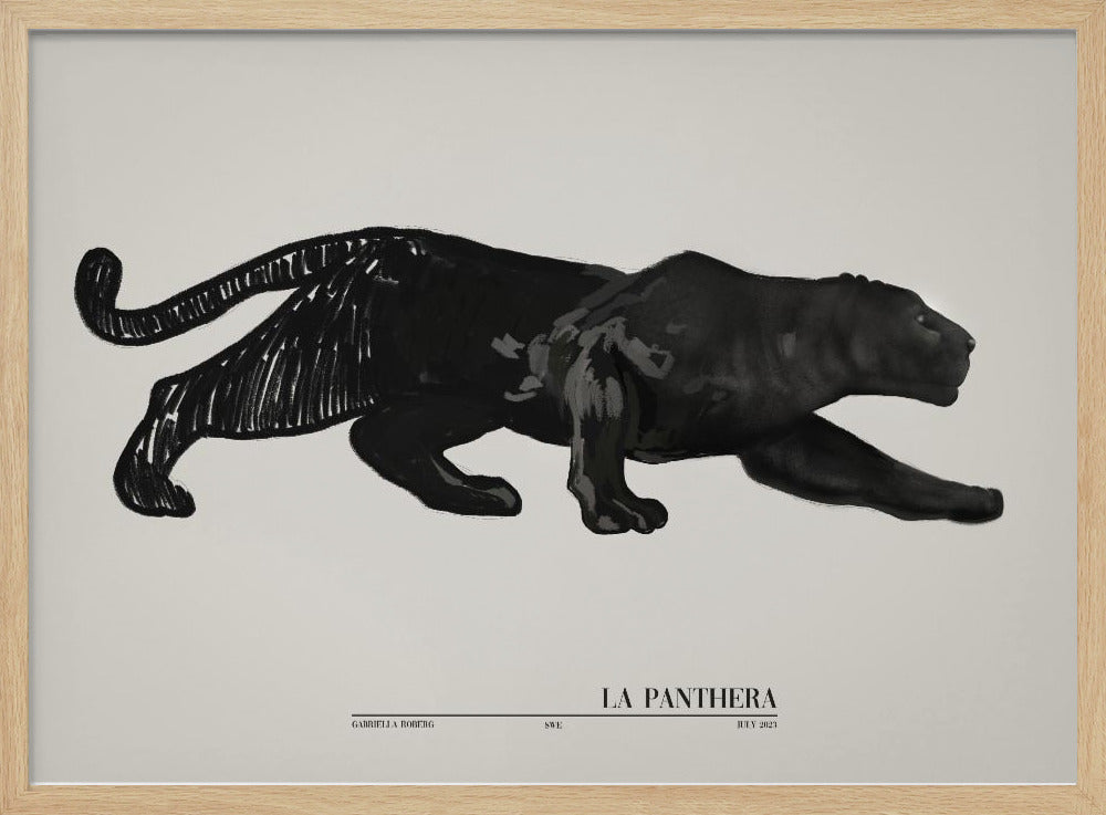 La Panthera (black) | Poster