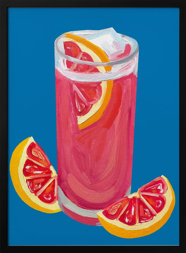 Grapefruit Paloma Blue | Poster