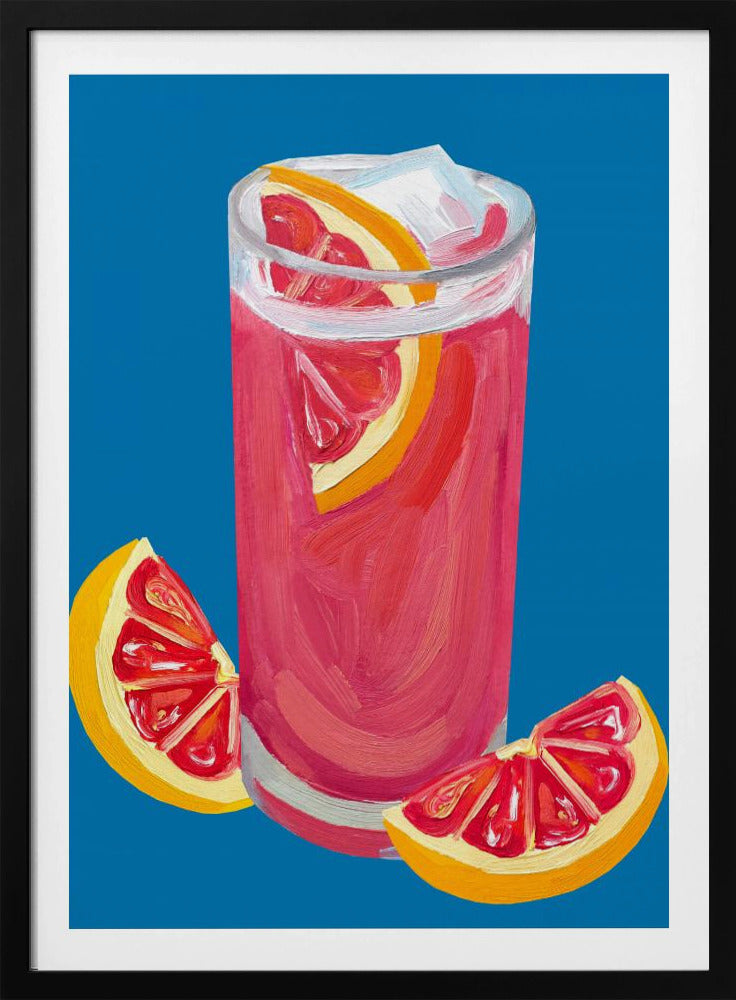 Grapefruit Paloma Blue | Poster