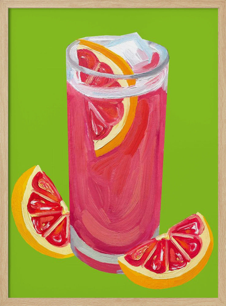 Grapefruit Paloma Pistachio | Poster