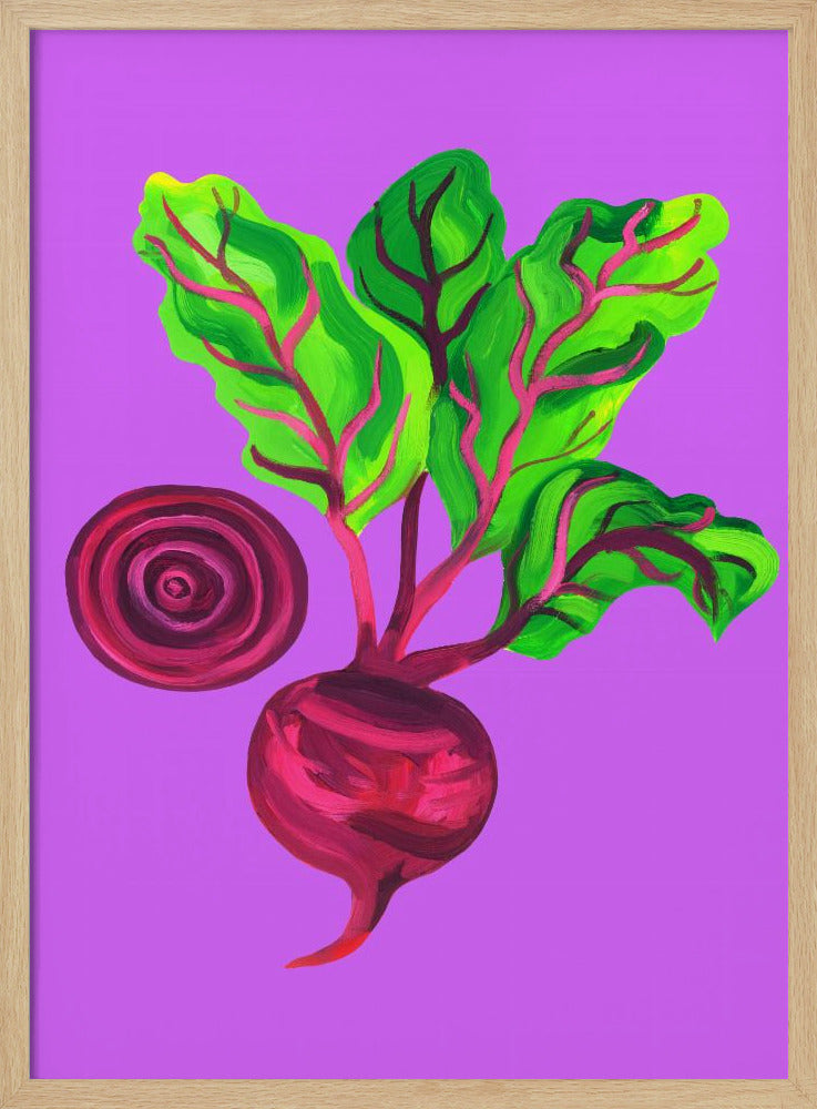 Beetroot Swirl Purple | Poster