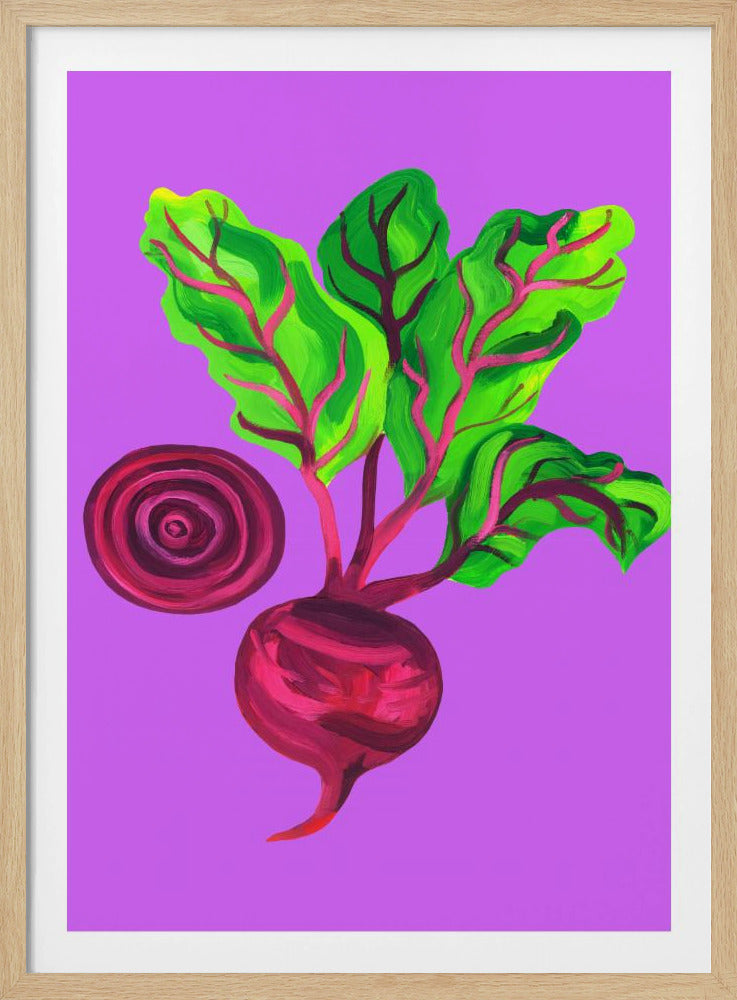 Beetroot Swirl Purple | Poster