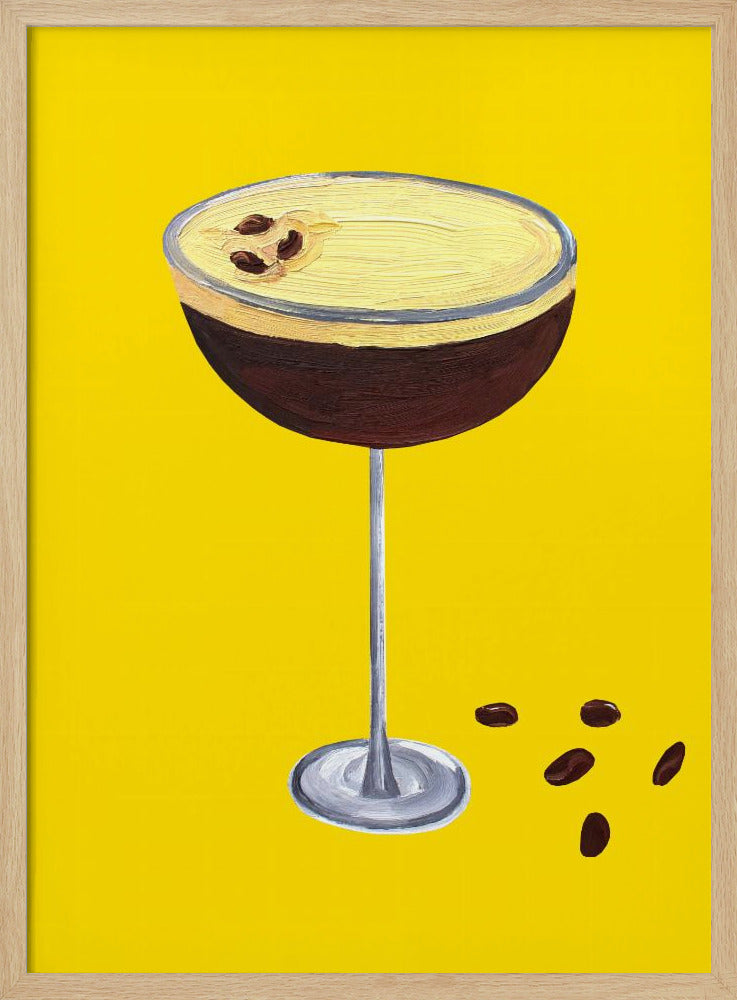 Espresso Martini Buttercup Yellow | Poster