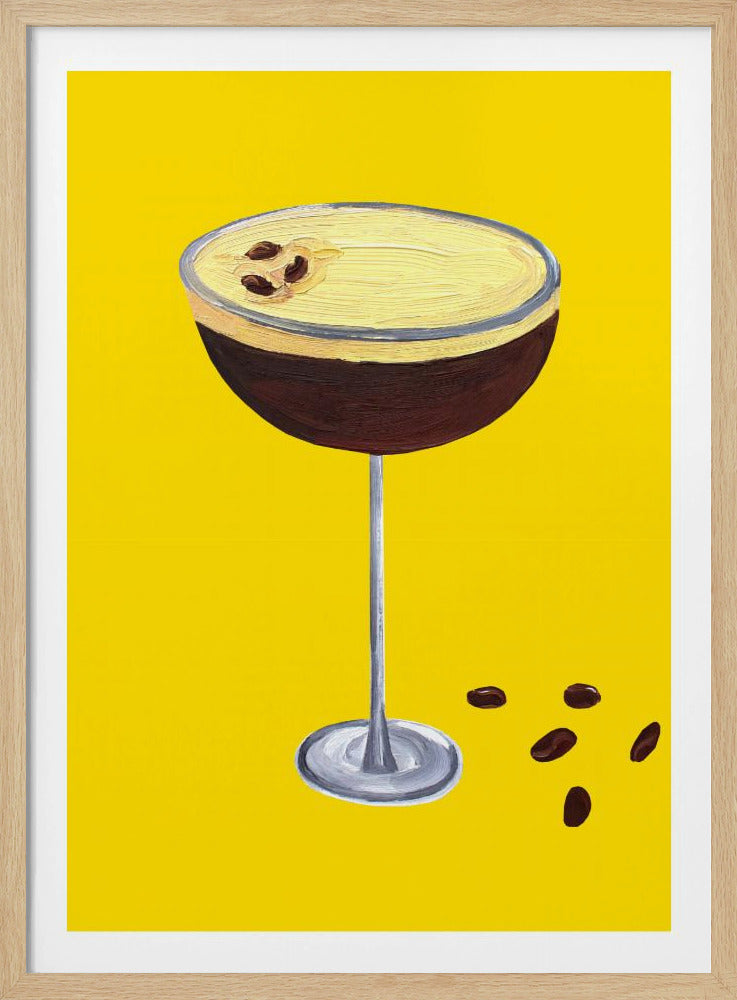 Espresso Martini Buttercup Yellow | Poster