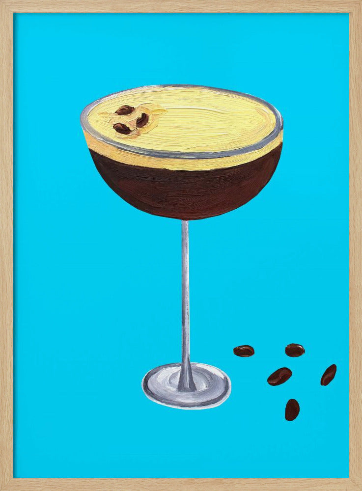 Espresso Martini Sky Blue | Poster