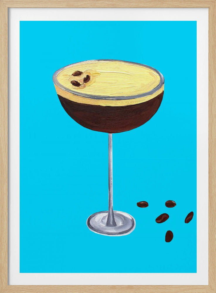 Espresso Martini Sky Blue | Poster