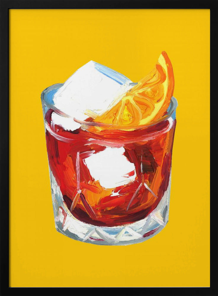 Negroni Sunshine Yellow | Poster