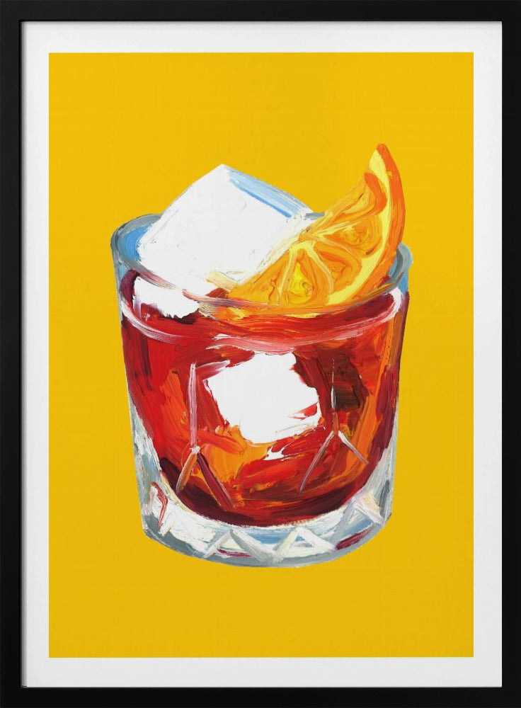 Negroni Sunshine Yellow | Poster